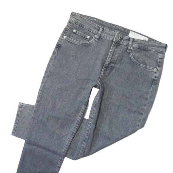 NWT rag & bone Cate Skinny in Colby Gray Mid Rise Ankle Stretch Jeans 32 - Picture 2 of 7